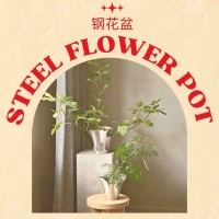Steel Flower Pot